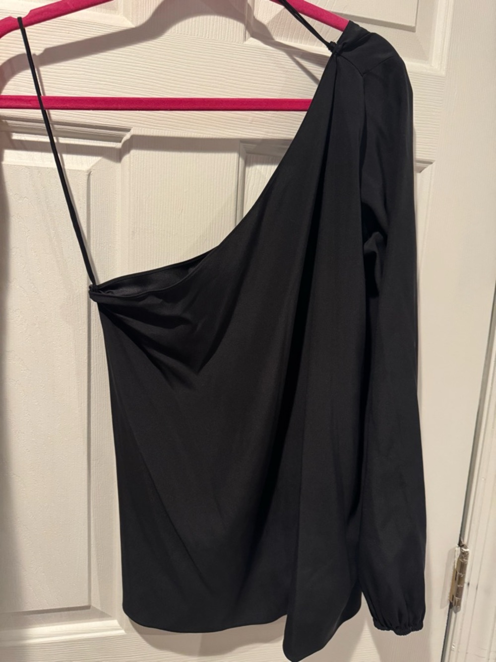 Ramy Brook Black One-Shoulder Asymmetrical Skirt - Size M